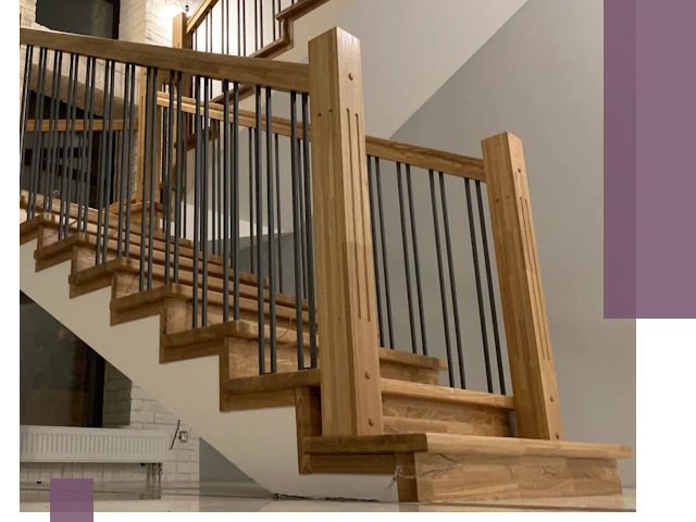 Реставрация деревянных и металлических лестниц в Щербинке