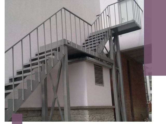 Монтаж пожарных лестниц под ключ в Щербинке с гарантией качества