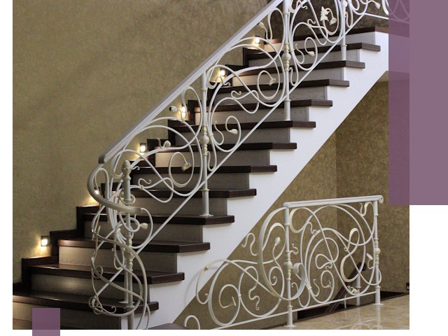 Кованые лестницы под ключ в Щербинке — изготовление и монтаж