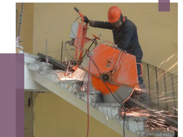 Демонтаж бетонных лестниц в Щербинке от 4582 руб. за м2 | ПРОЛЁТ-Щрб