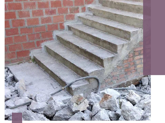 Демонтаж бетонных лестниц в Щербинке: быстро и безопасно