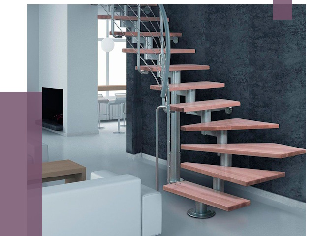 Модульные лестницы в Щербинке от 16800 руб. — купить в ПРОЛЁТ-Щрб