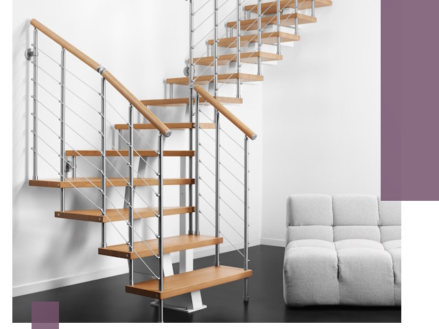 Модульные лестницы под ключ в Щербинке — монтаж и изготовление