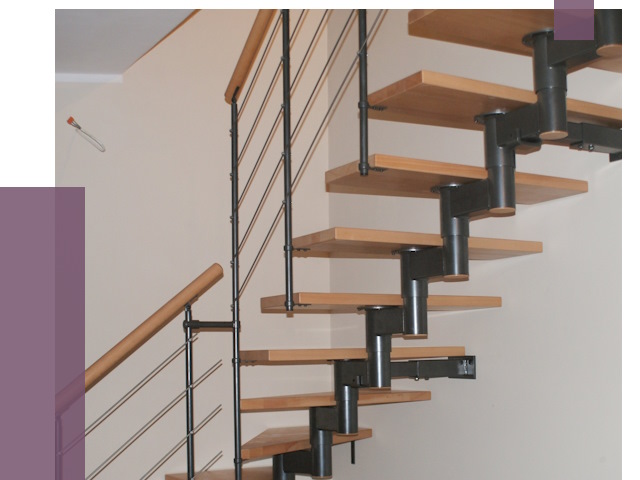 Изготовление модульных лестниц в Щербинке от 11455 руб. 