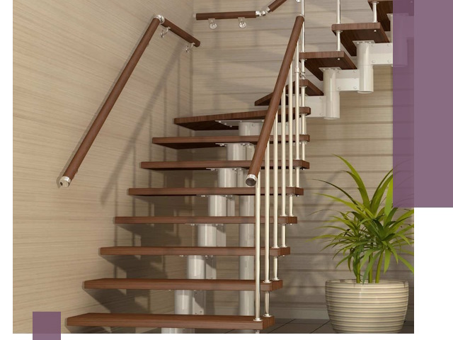 Изготовление модульных лестниц под ключ в Щербинке