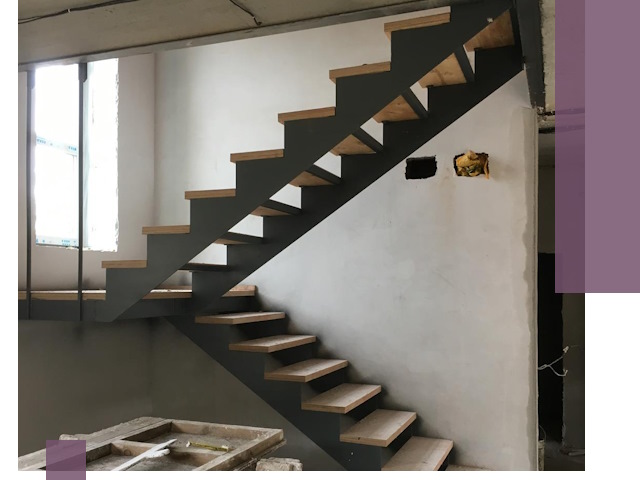 Изготовление лестниц на металлокаркасе в Щербинке от производителя