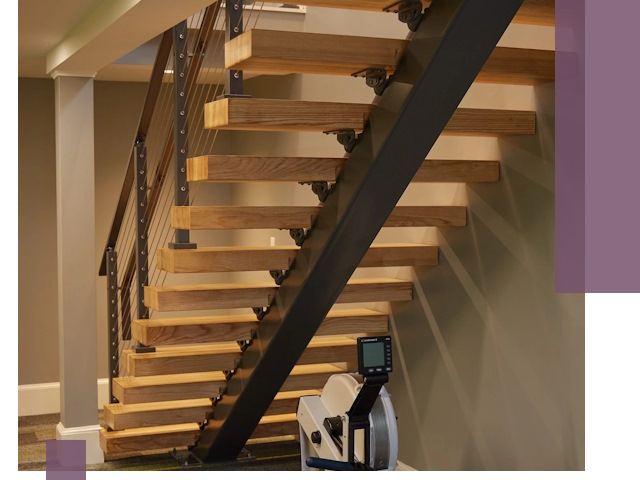 Лестницы на монокосоурах под ключ в Щербинке - изготовление и монтаж