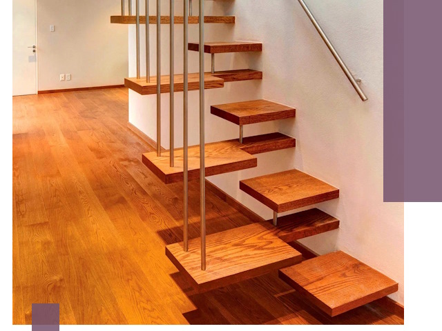 Лестницы «гусиный шаг» на заказ в Щербинке для узких пространств