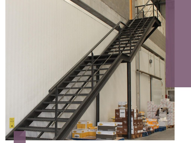 Лестницы для производства в Щербинке — изготовление и монтаж