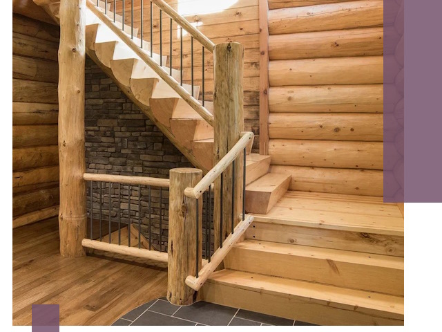 Лестницы в баню под заказ и профессиональный монтаж в Щербинке