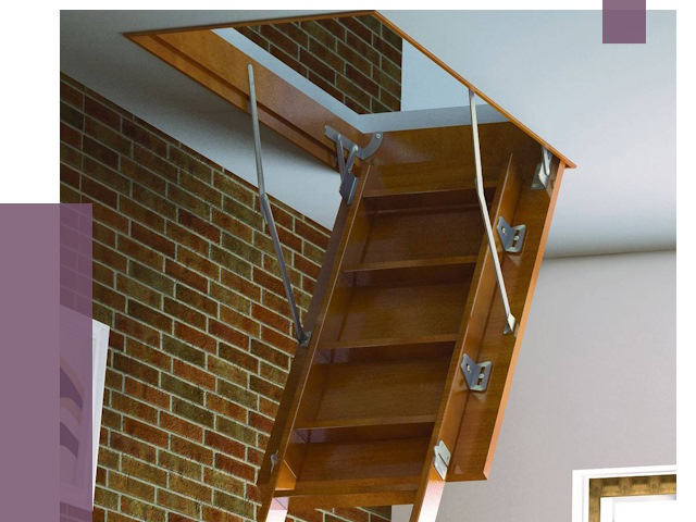 Установка чердачной лестницы в Щербинке от 7789 руб. | ПРОЛЁТ-Щрб