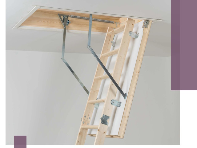 Установка чердачной лестницы под ключ в Щербинке