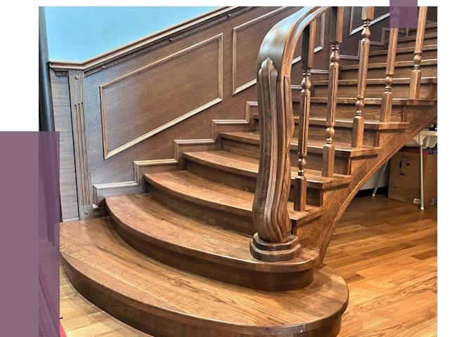 Дубовые лестницы под ключ в Щербинке от 175640 руб. — ПРОЛЁТ-Щрб