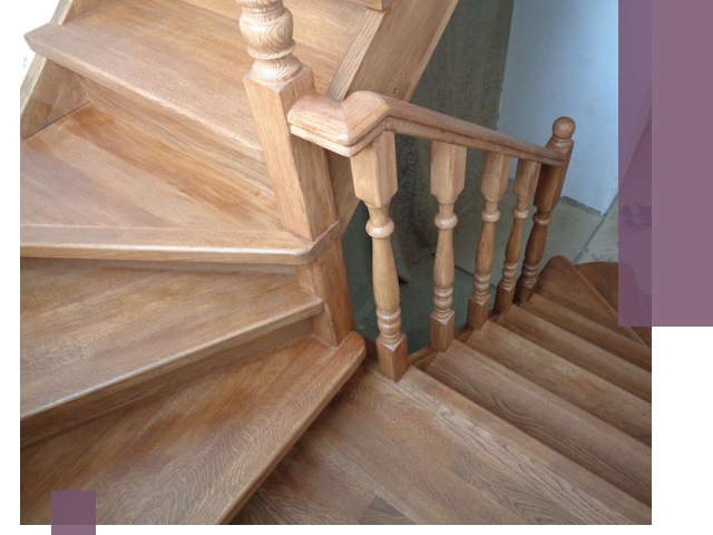 Дубовые лестницы под ключ в Щербинке: изготовление и монтаж