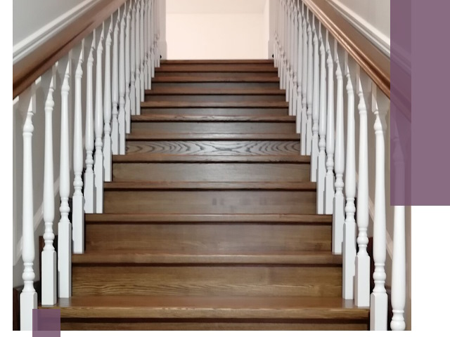 Лестницы из ясеня на заказ в Щербинке — изготовление и монтаж