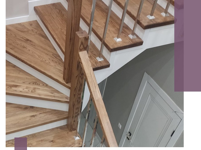 Обшивка металлических лестниц под ключ в Щербинке