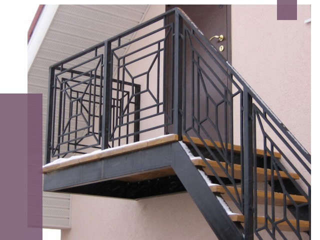 Металлические перила в Щербинке от 4276 руб.  | ПРОЛЁТ-Щрб
