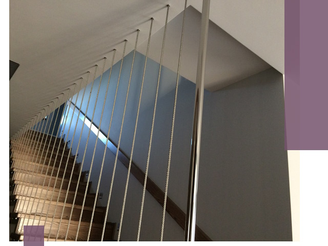 Тросовые перила под ключ в Щербинке — производство и монтаж