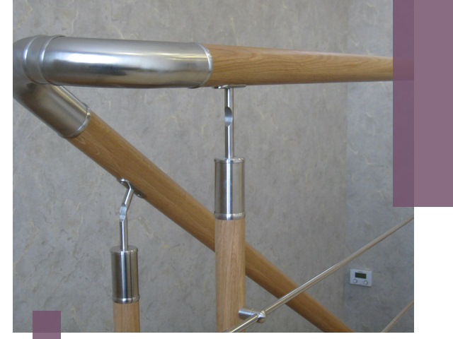 Комбинированные перила на заказ в Щербинке — монтаж и производство