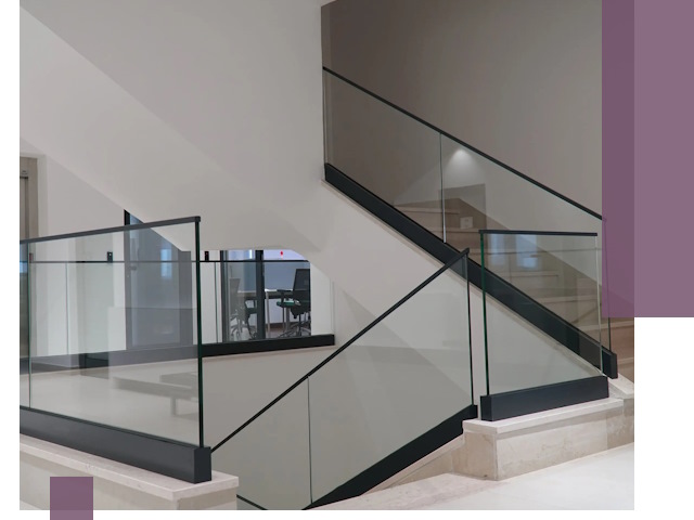 Стеклянные перила премиум-класса с установкой в Щербинке