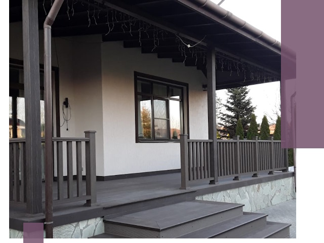 Ограждения террас из металла и стекла в Щербинке