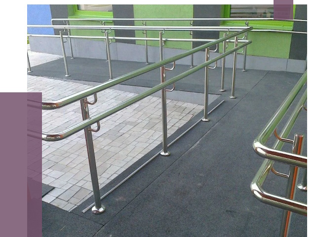 Ограждения пандусов в Щербинке от 4327 руб. монтаж | ПРОЛЁТ-Щрб