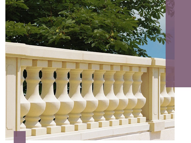 Установка балюстрады в Щербинке: изготовление и монтаж под ключ