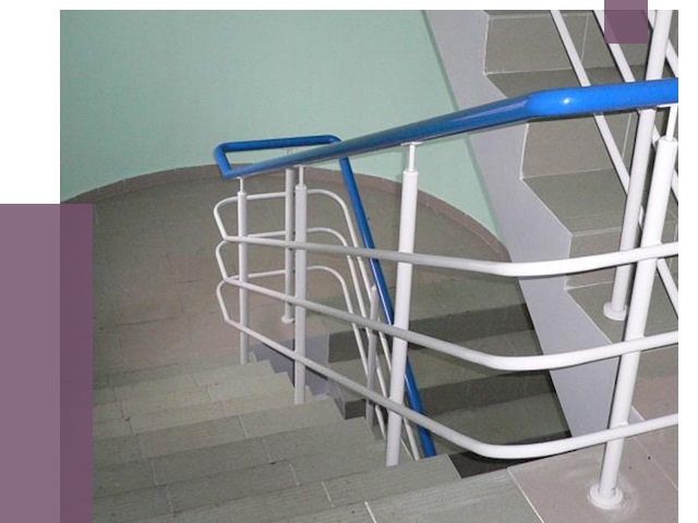 Перила в подъезде в Щербинке — установка и замена от 7382 руб. | ПРОЛЁТ-Щрб