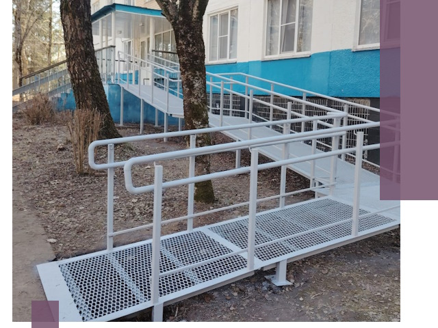 Пандусы под ключ в Щербинке: изготовление, монтаж и демонтаж