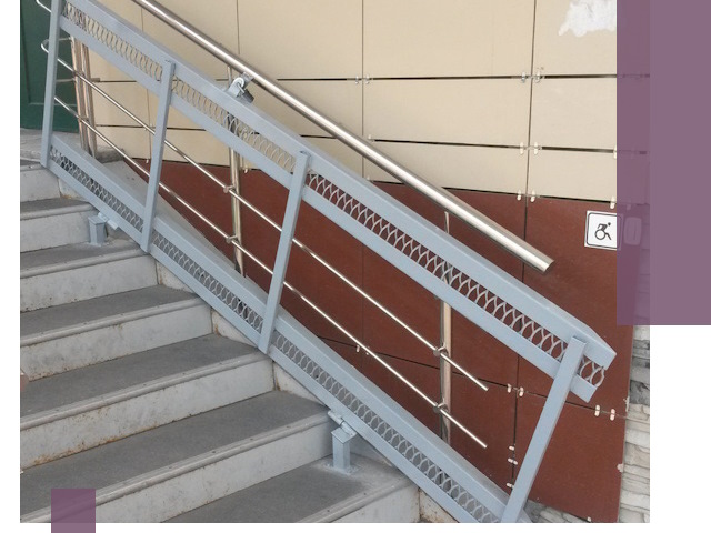 Изготовление откидных пандусов под ключ в Щербинке