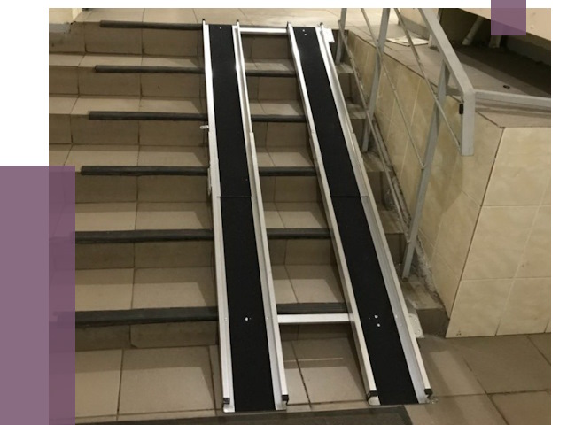 Установка пандуса в подъезд в Щербинке от 7942 руб. под ключ | ПРОЛЁТ-Щрб