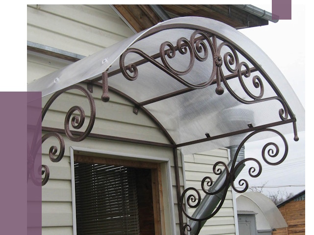 Изготовление козырьков в Щербинке от 7331 руб. — заказать | ПРОЛЁТ-Щрб