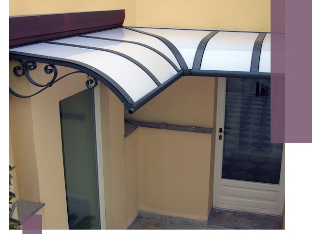 Монтаж козырьков любой сложности в Щербинке под ключ