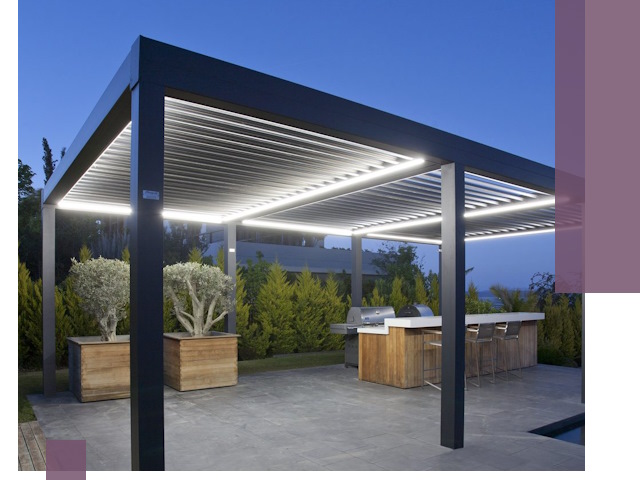 Навесы отдельно стоящие под ключ в Щербинке из металла и поликарбоната