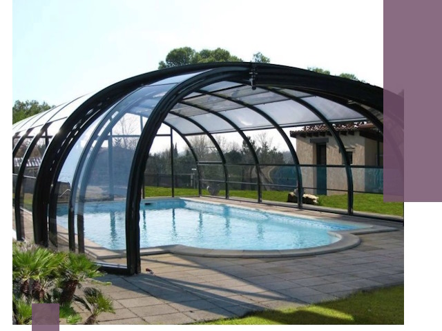 Навесы для бассейна в Щербинке: изготовление и монтаж под ключ