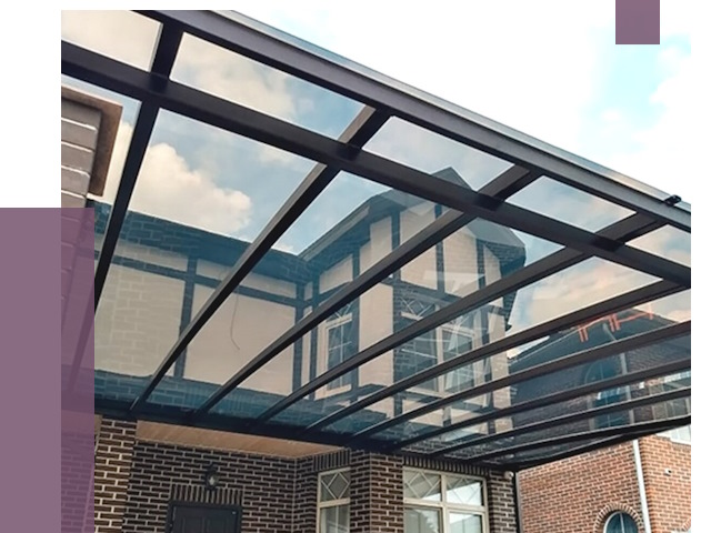 Навесы из поликарбоната в Щербинке от 8573 руб. под ключ — ПРОЛЁТ-Щрб