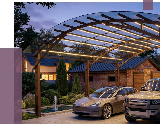 Металлические навесы в Щербинке от 12626 руб. под ключ — ПРОЛЁТ-Щрб