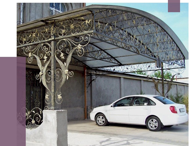 Кованые навесы в Щербинке от 14509 руб. | ПРОЛЁТ-Щрб