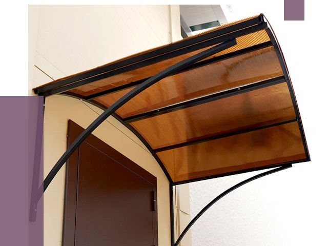 Недорогие козырьки в Щербинке от 7555 руб.  | ПРОЛЁТ-Щрб