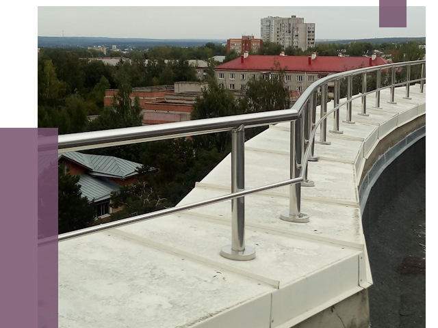 Парапеты и ограждения кровли в Щербинке от 4938 руб.
