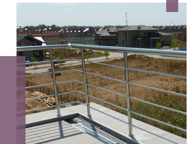 Парапеты из нержавеющей стали в Щербинке от 7942 руб. за м² | ПРОЛЁТ-Щрб