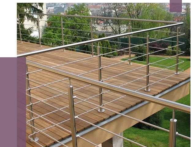 Алюминиевые парапеты в Щербинке под ключ от 7738 руб. 