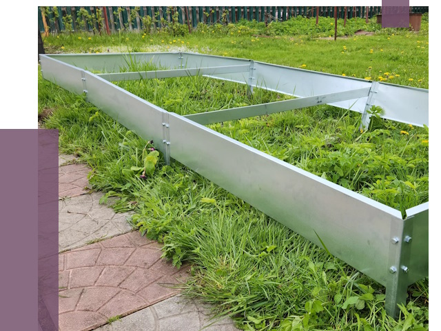 Металлические бордюры для грядок в Щербинке от 1782 руб. 