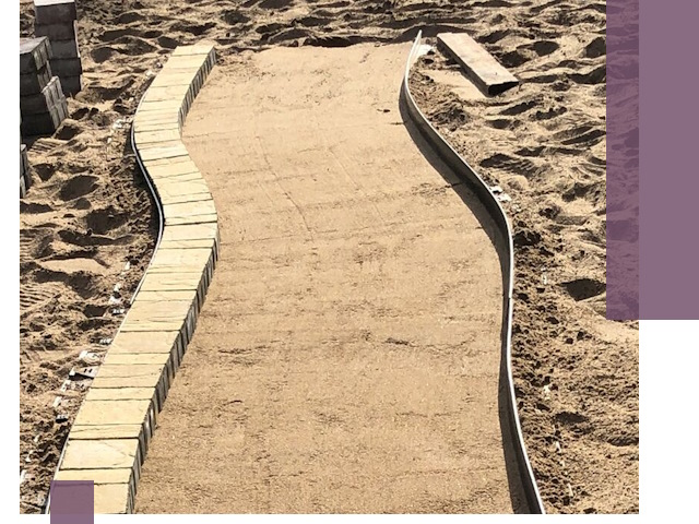 Металлические бордюры для тротуаров в Щербинке — прочные и долговечные