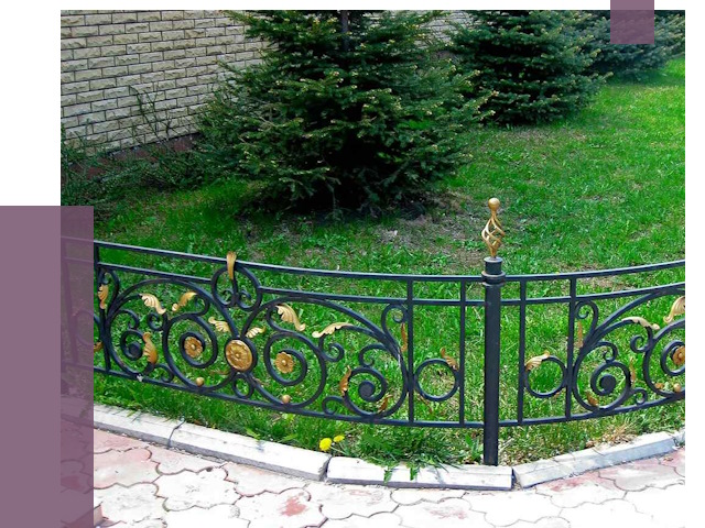 Кованые газонные ограждения в Щербинке от 7586 руб. — ПРОЛЁТ-Щрб