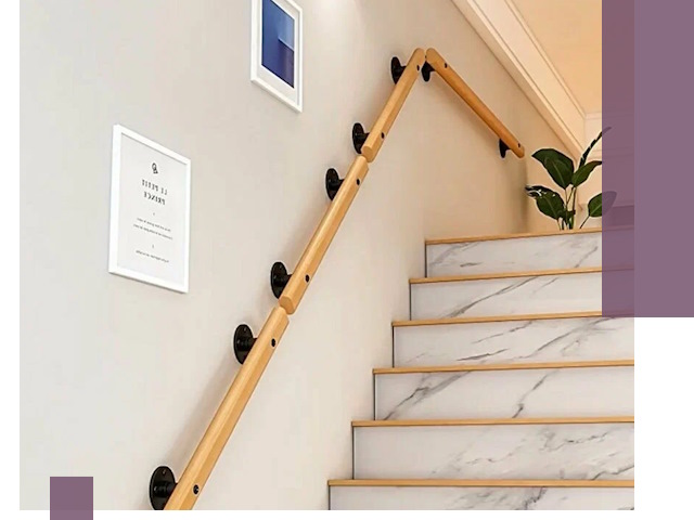 Поручни металлические и деревянные под ключ в Щербинке