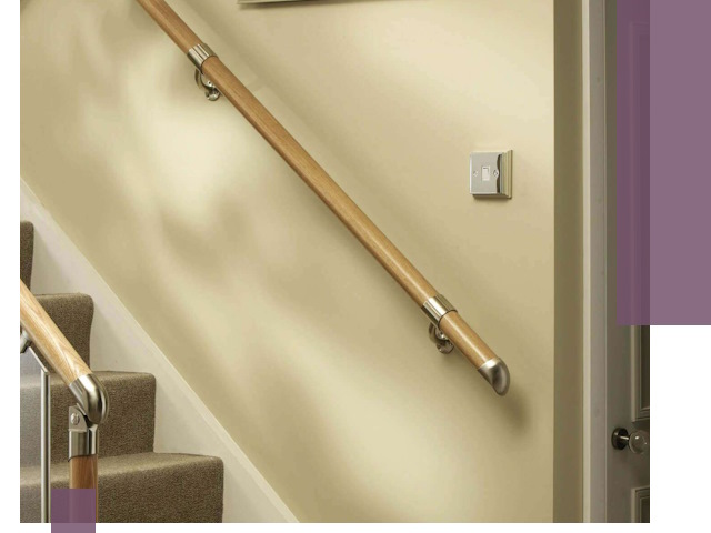 Монтаж пристенных поручней профессионально в Щербинке