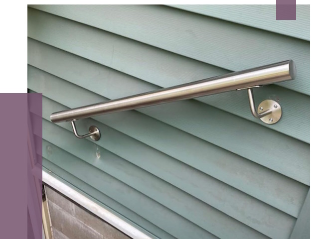 Поручни из нержавеющей стали в Щербинке от 7637 руб.  | ПРОЛЁТ-Щрб